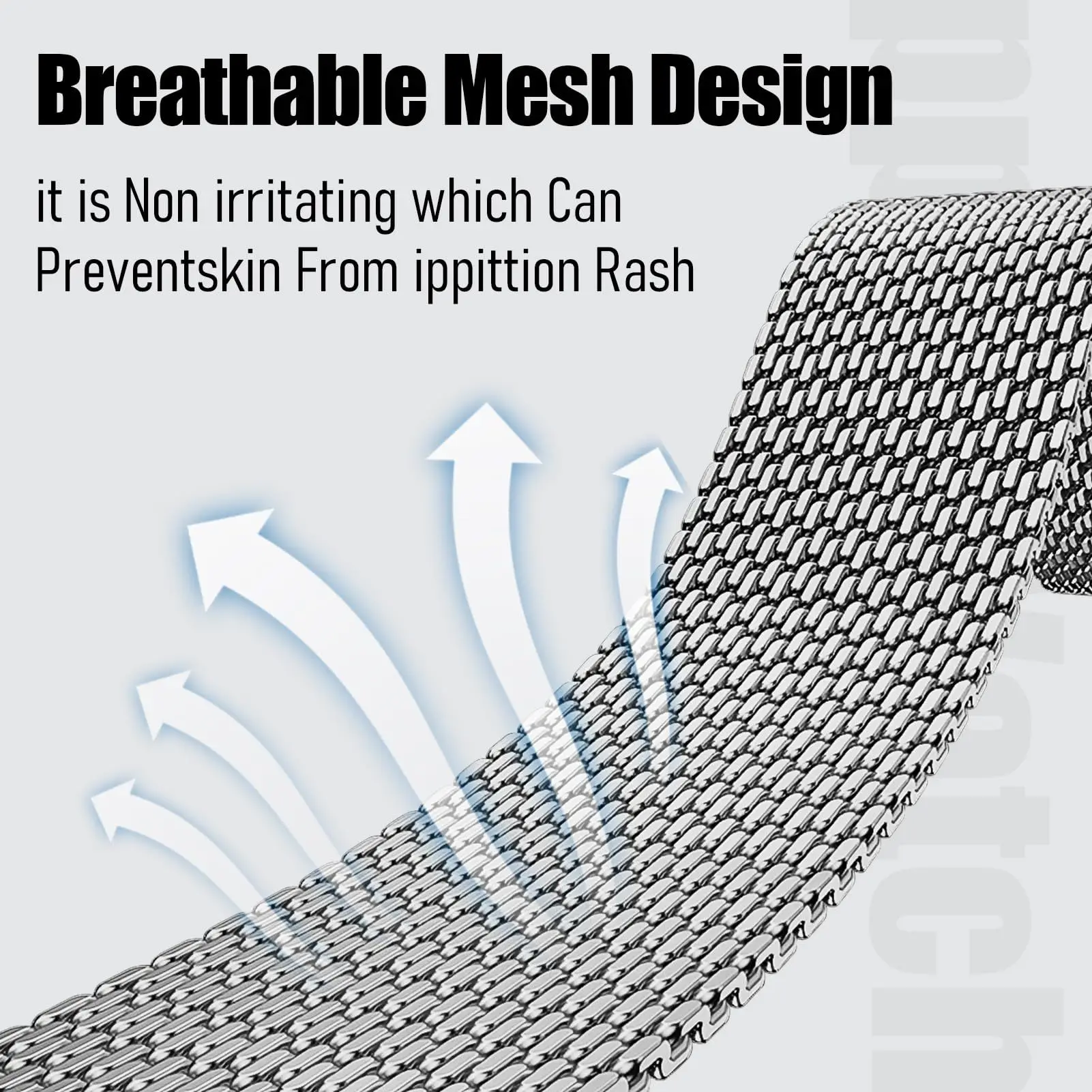 Металлический браслет-ремешок  – обзор и цена Mesh Coil Strip